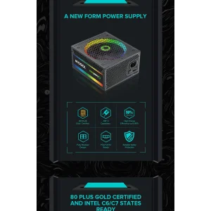 Блок питания GameMax RGB1050 PRO (ATX3.1 PCIe5.1) UA