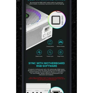 Блок живлення GameMax RGB 850 PRO WH (ATX3.1PCIe5.1) UA