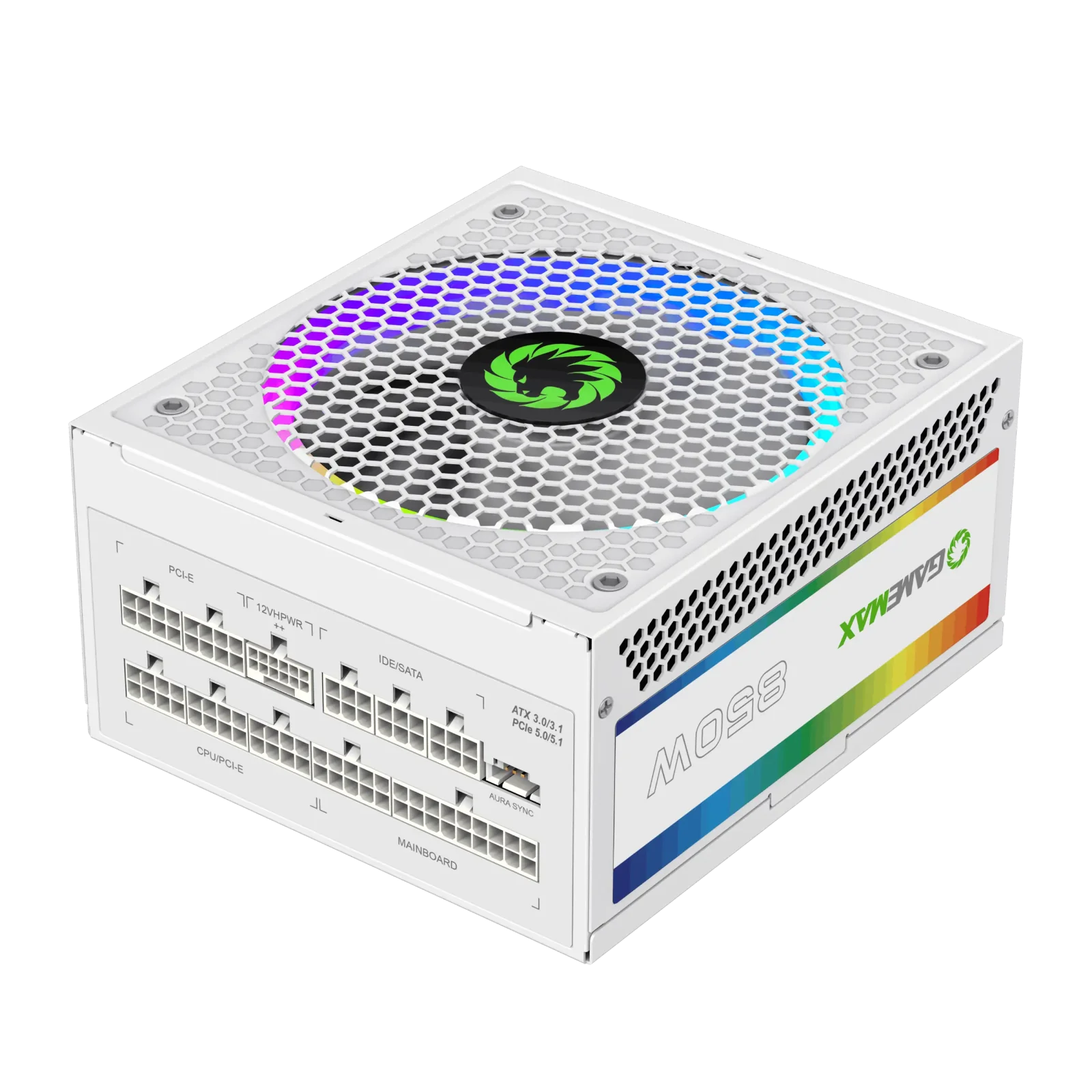 Блок живлення GameMax RGB 850 PRO WH (ATX3.1PCIe5.1) UA