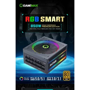 Блок живлення GameMax RGB 850 PRO (ATX3.1 PCIe5.1) UA