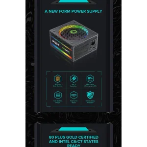 Блок живлення GameMax RGB 850 PRO (ATX3.1 PCIe5.1) UA