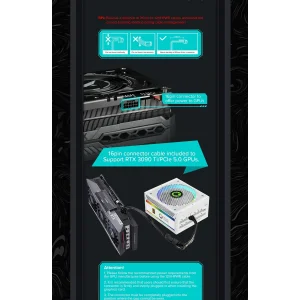 Блок живлення GameMax RGB 750 PRO WH (ATX3.1PCIe5.1) UA