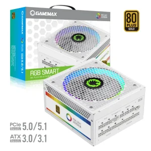 Блок живлення GameMax RGB 750 PRO WH (ATX3.1PCIe5.1) UA