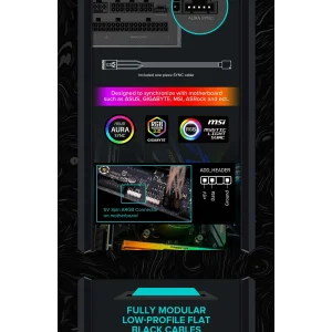 Блок живлення GameMax RGB 750 PRO (ATX3.1 PCIe5.1) UA