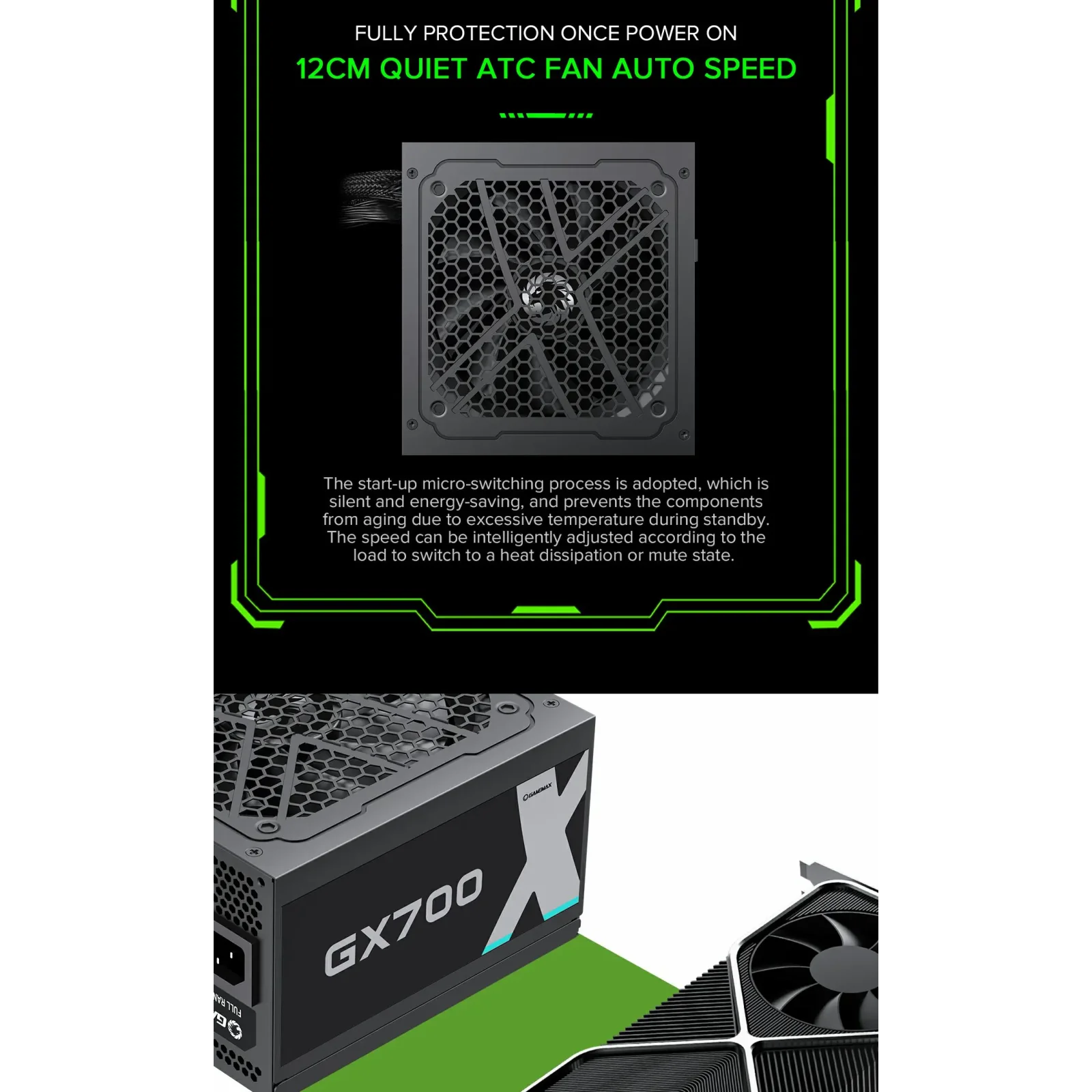 Блок живлення GameMax GX-700 UA