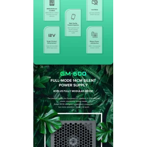 Блок питания GAMEMAX GM-600 Modular UA
