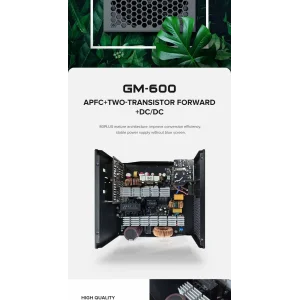 Блок питания GAMEMAX GM-600 Modular UA