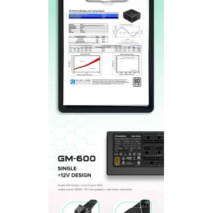 Блок питания GAMEMAX GM-600 Modular UA