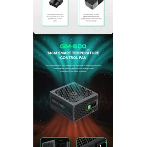 Блок питания GAMEMAX GM-600 Modular UA