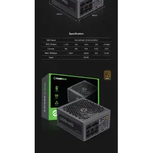 Блок живлення GAMEMAX GM-600 Modular UA