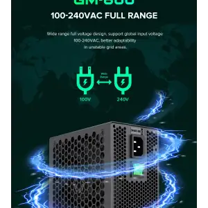Блок живлення GAMEMAX GM-600 Modular UA