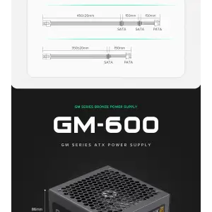 Блок живлення GAMEMAX GM-600 Modular UA