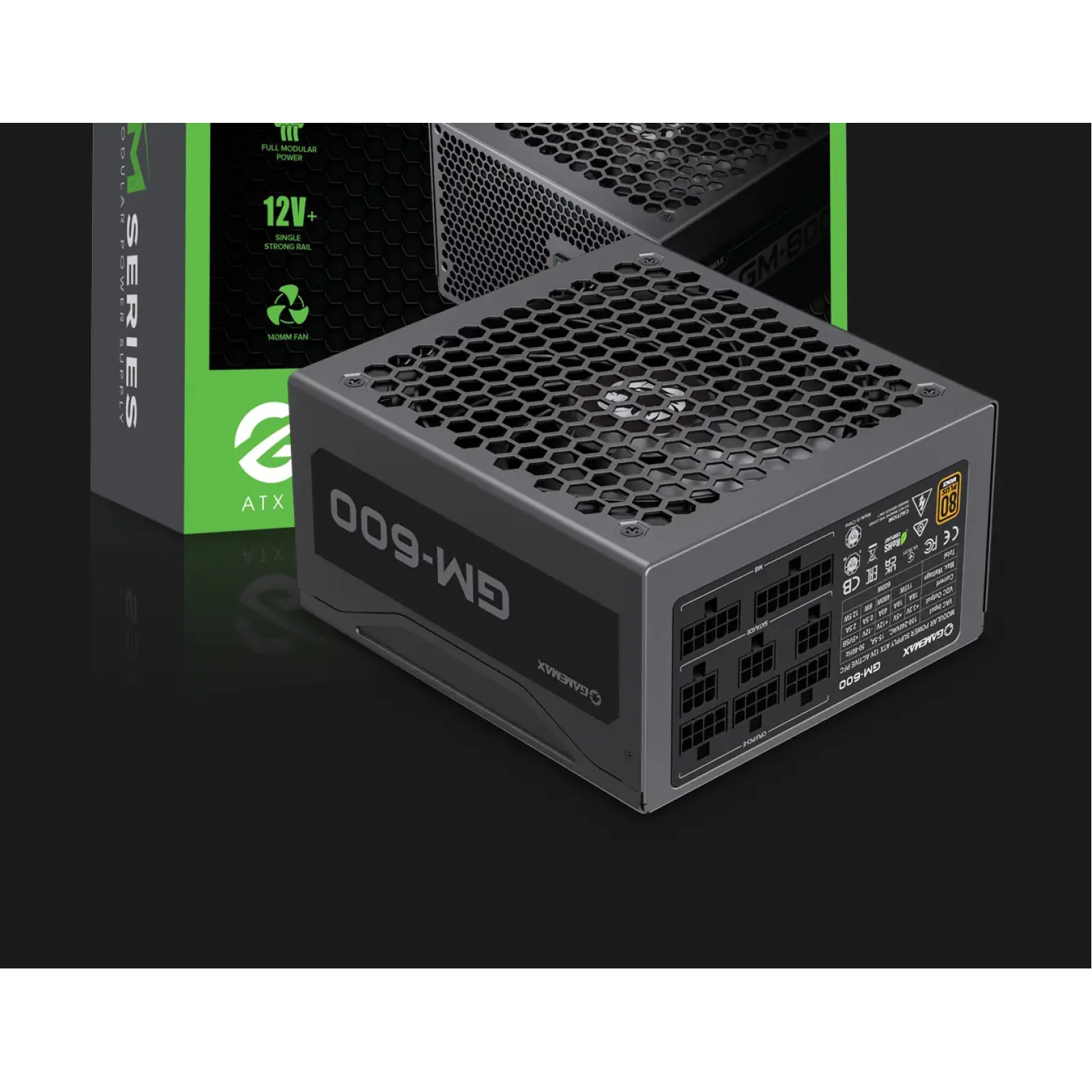 Блок питания GAMEMAX GM-600 Modular UA