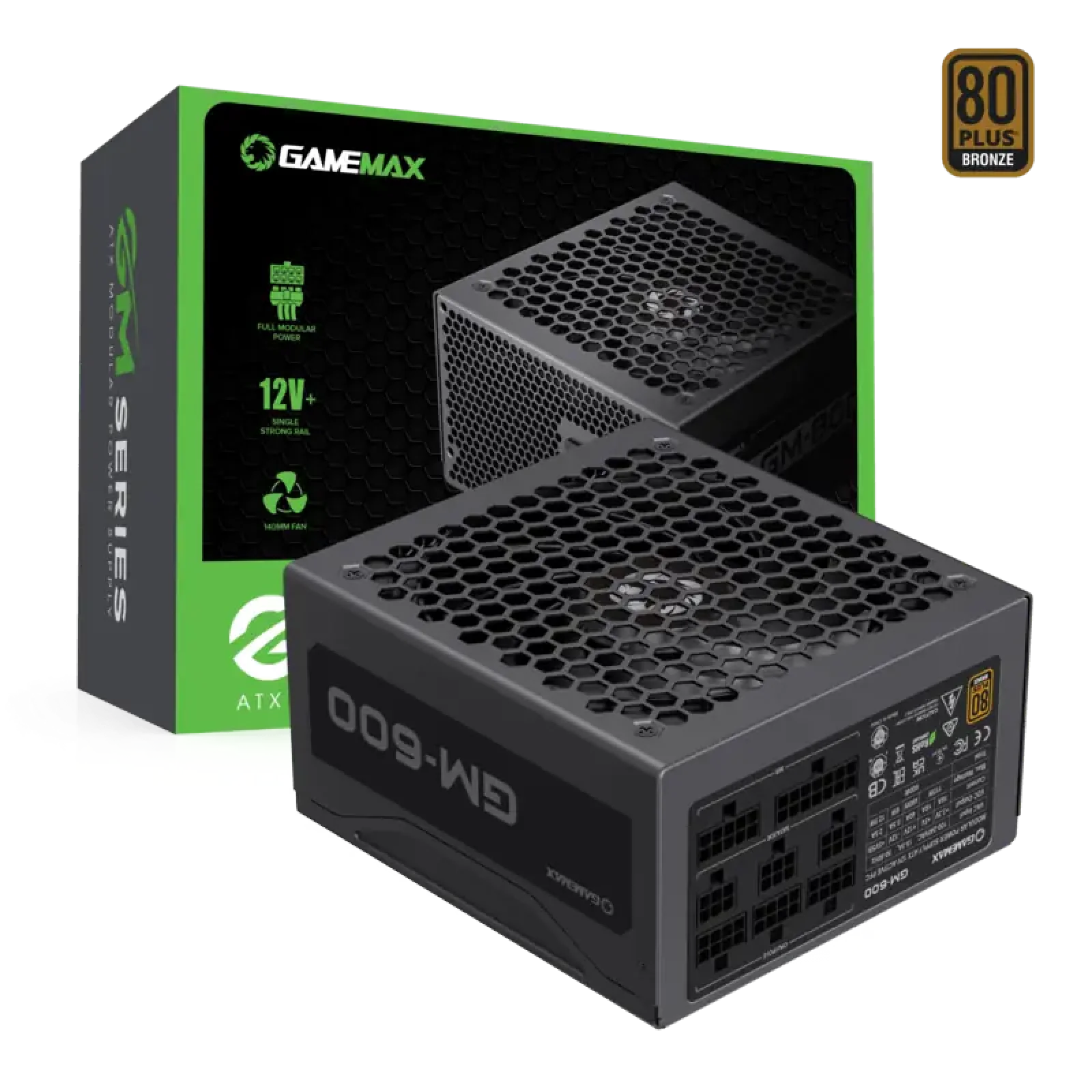 Блок питания GAMEMAX GM-600 Modular UA