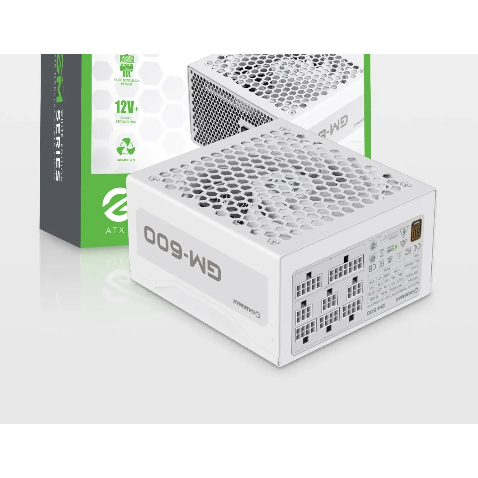 Блок питания GAMEMAX GM-600 Modular white UA