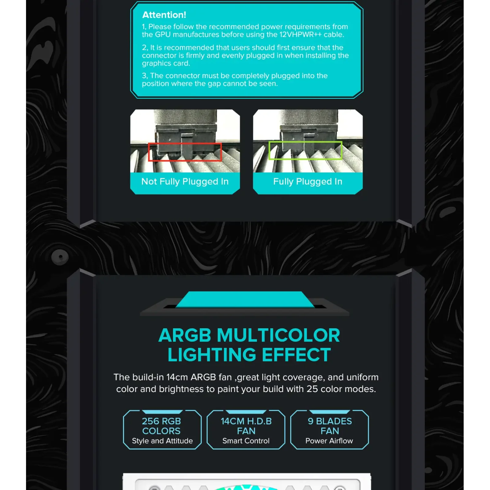 Блок живлення GameMax RGB-1300 WH (ATX3.1 PCIe5.1) UA