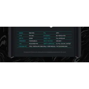 Блок живлення GameMax RGB-1300 WH (ATX3.1 PCIe5.1) UA