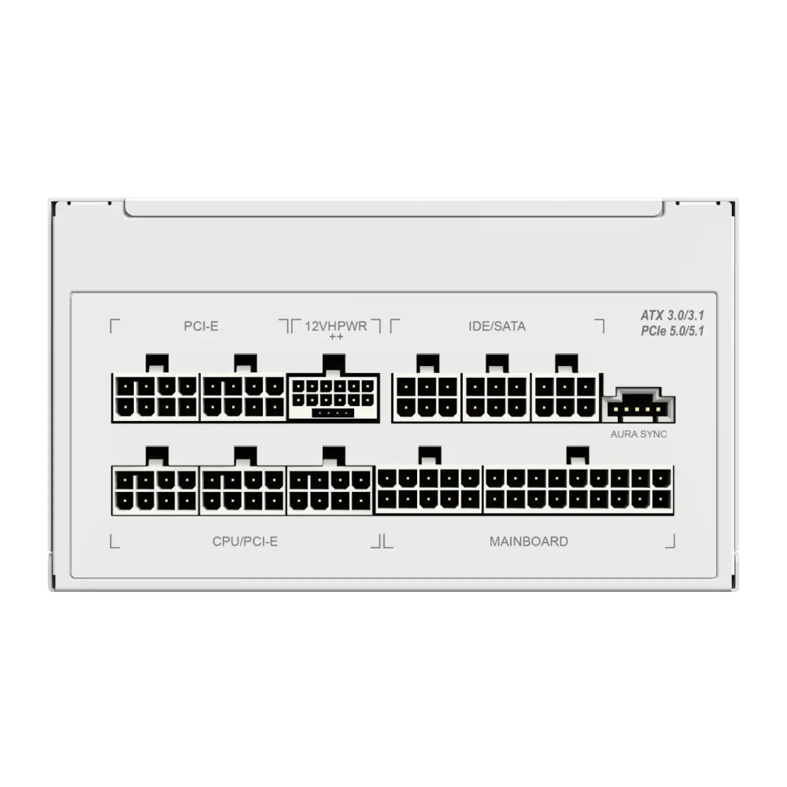 Блок живлення GameMax RGB-1300 WH (ATX3.1 PCIe5.1) UA