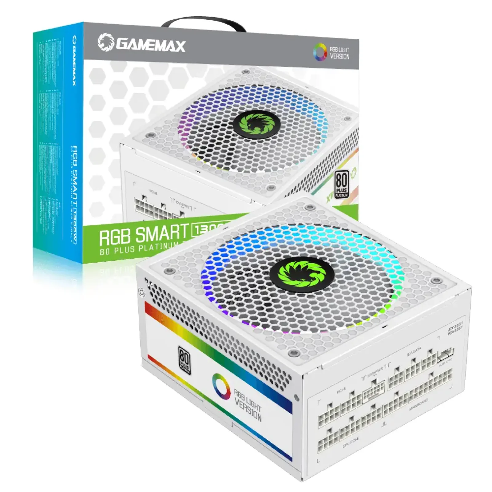 Блок живлення GameMax RGB-1300 WH (ATX3.1 PCIe5.1) UA