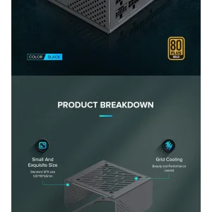 Блок живлення GAMEMAX GS-850G Black UA