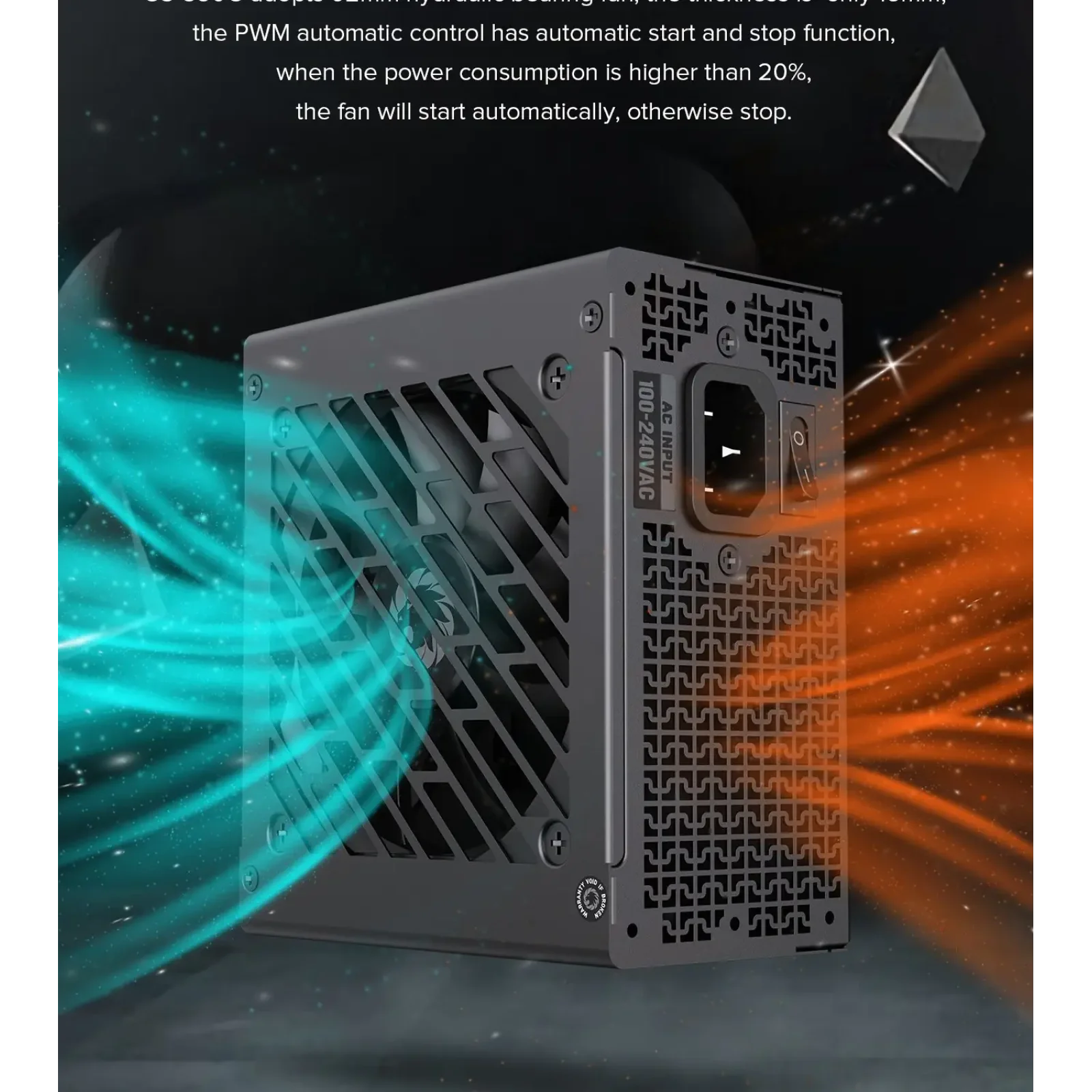 Блок живлення GAMEMAX GS-850G Black UA