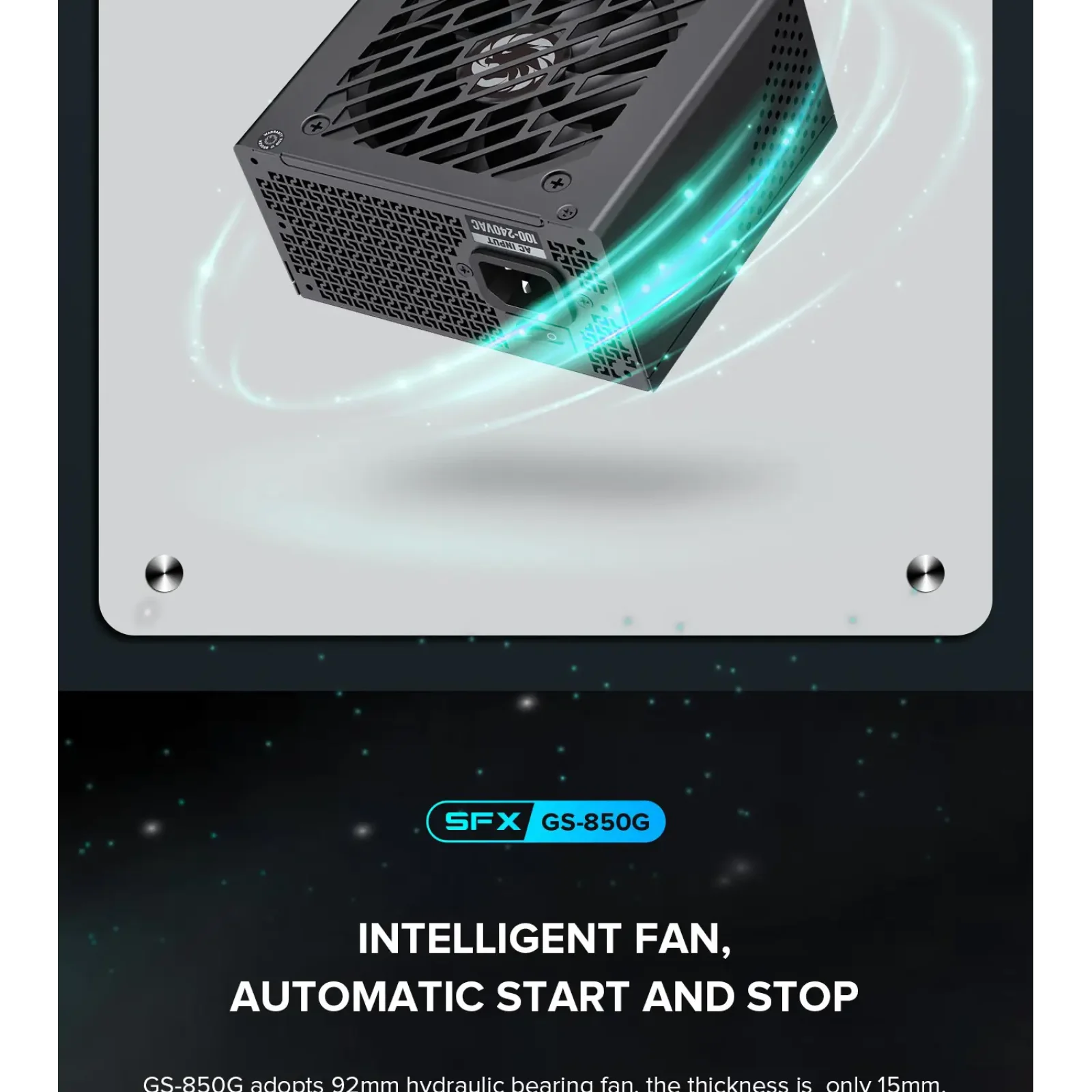 Блок живлення GAMEMAX GS-850G Black UA