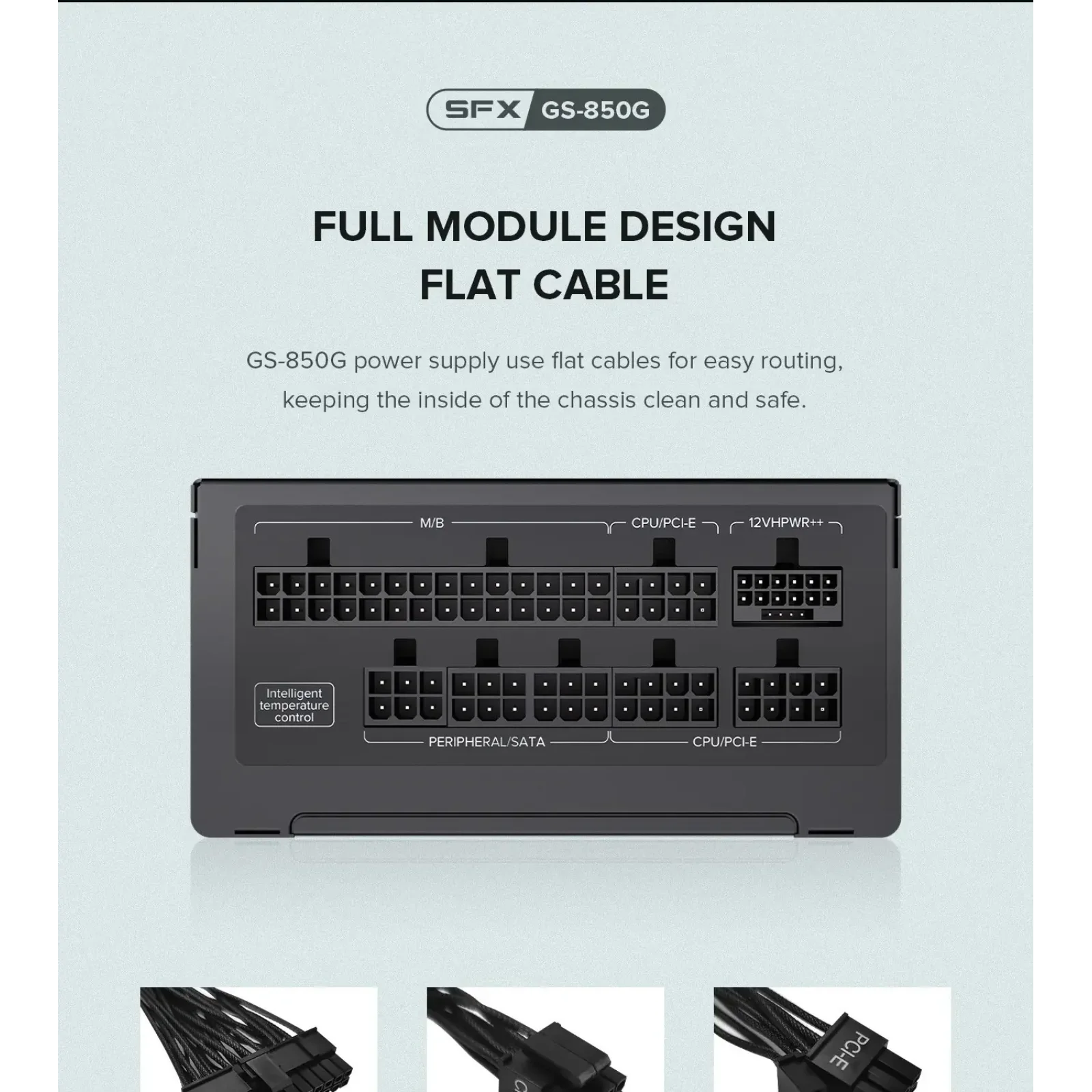 Блок живлення GAMEMAX GS-850G Black UA