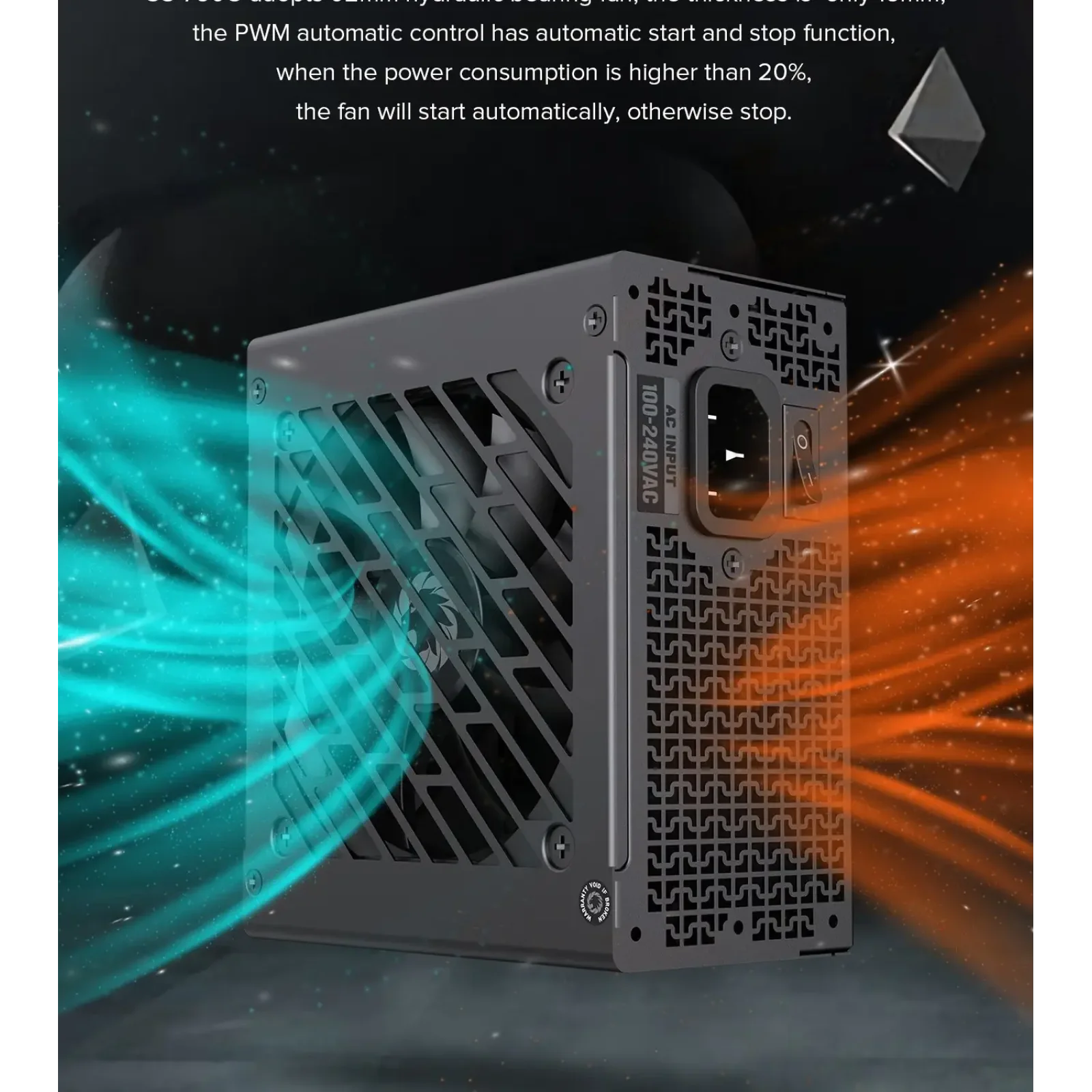 Блок живлення GAMEMAX GS-750G Black UA