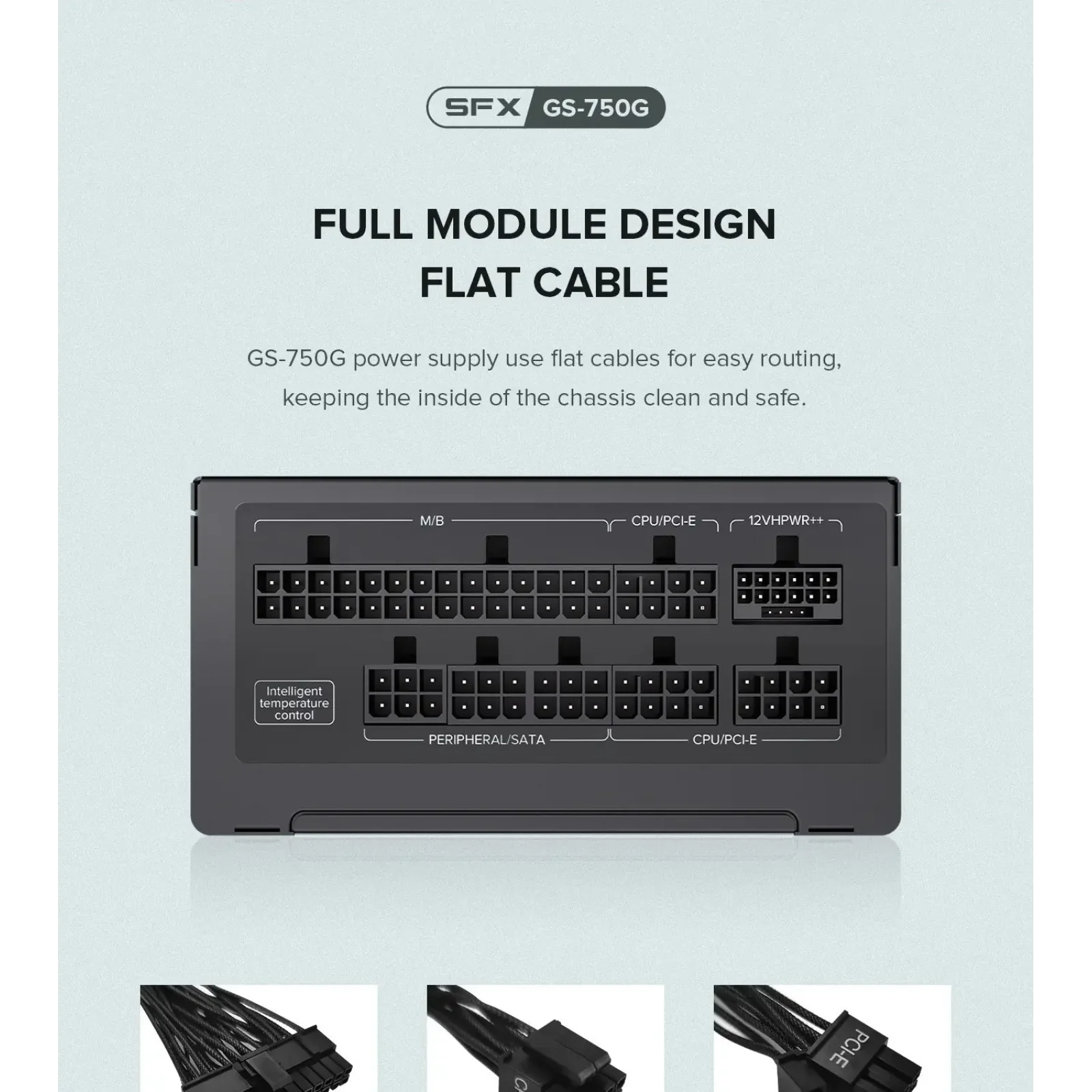 Блок живлення GAMEMAX GS-750G Black UA