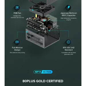 Блок живлення GAMEMAX GS-750G Black UA