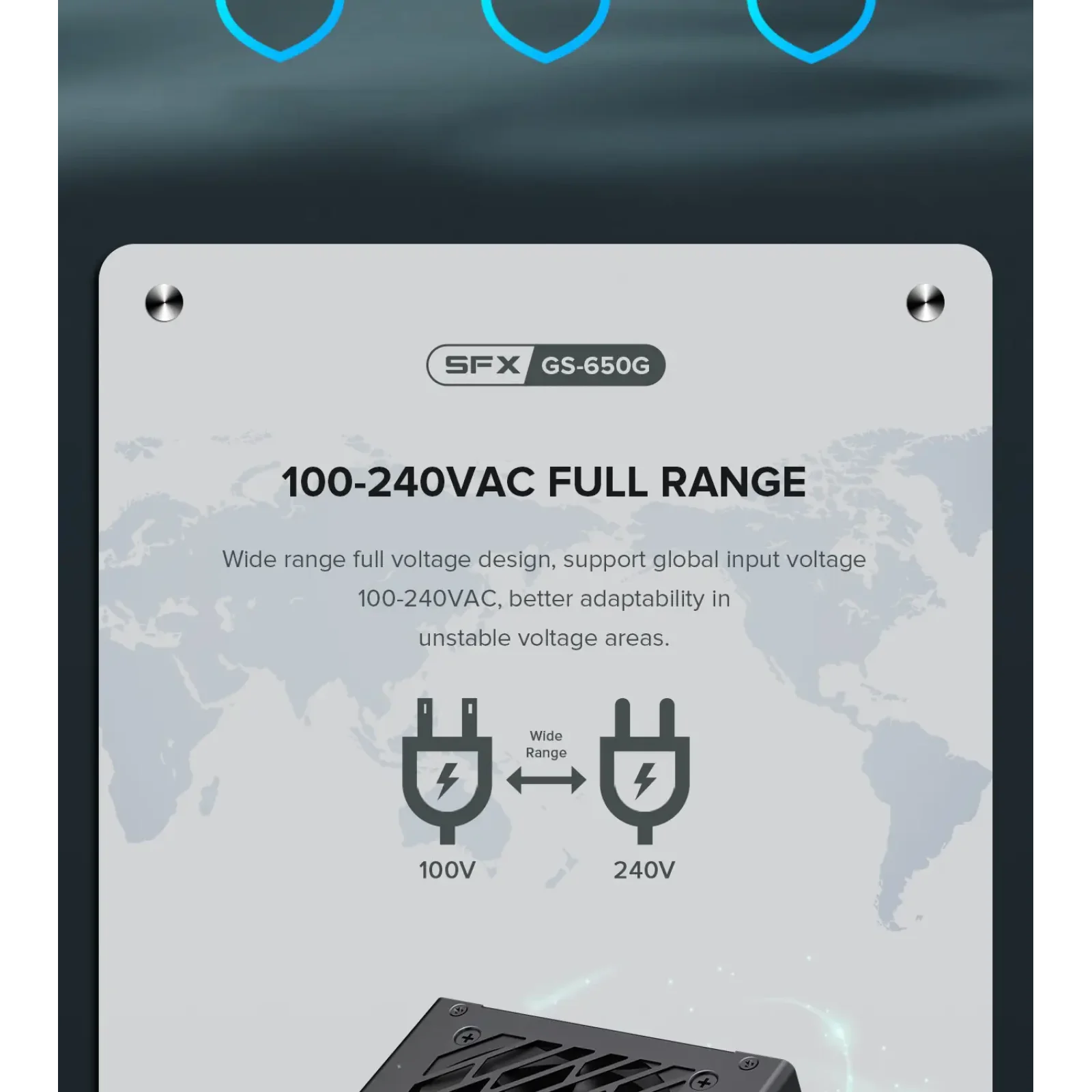 Блок живлення GAMEMAX GS-650G Black UA