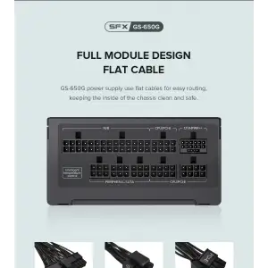 Блок живлення GAMEMAX GS-650G Black UA