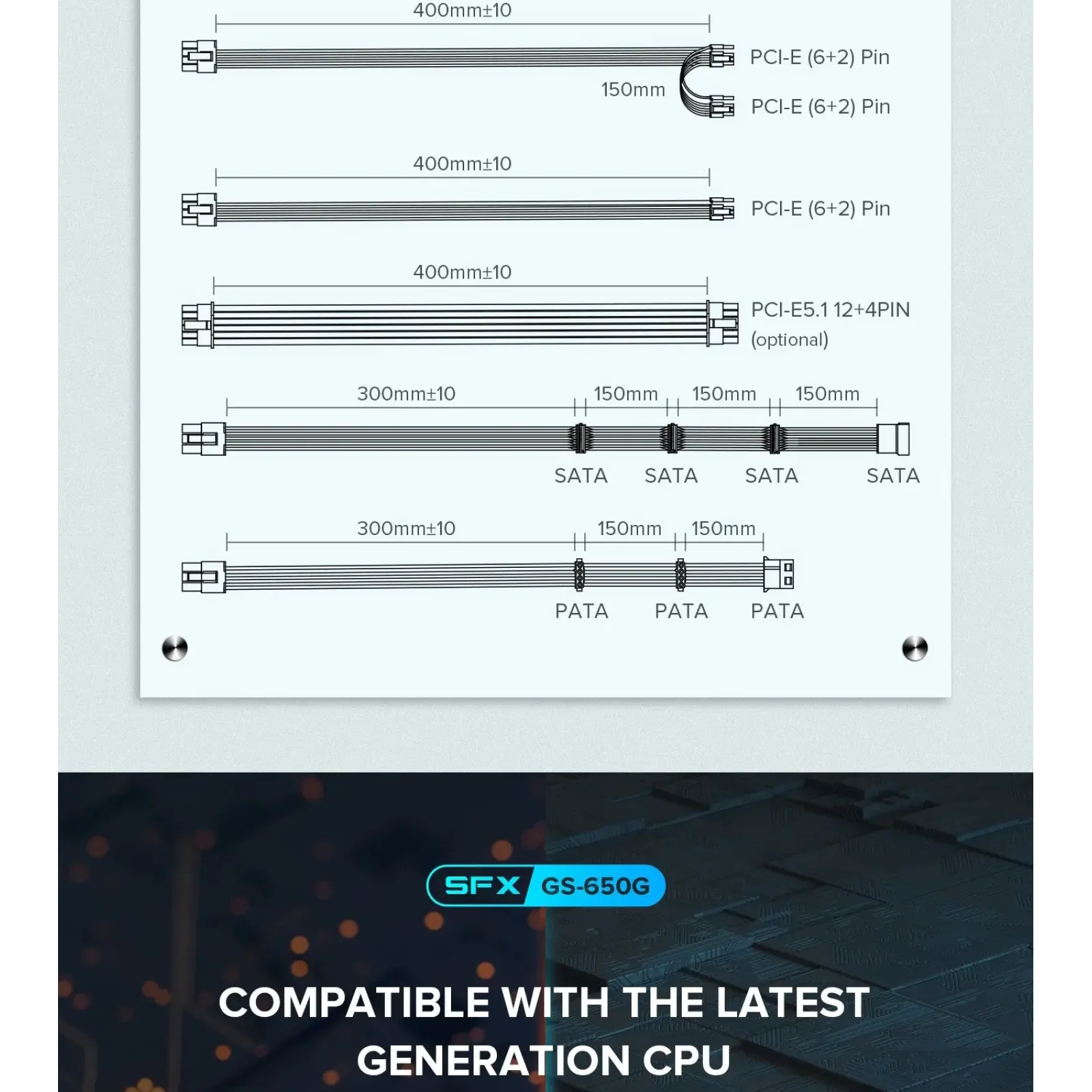 Блок живлення GAMEMAX GS-650G Black UA