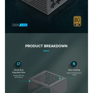 Блок живлення GAMEMAX GS-650G Black UA