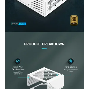 Блок живлення GAMEMAX GS-850G White UA