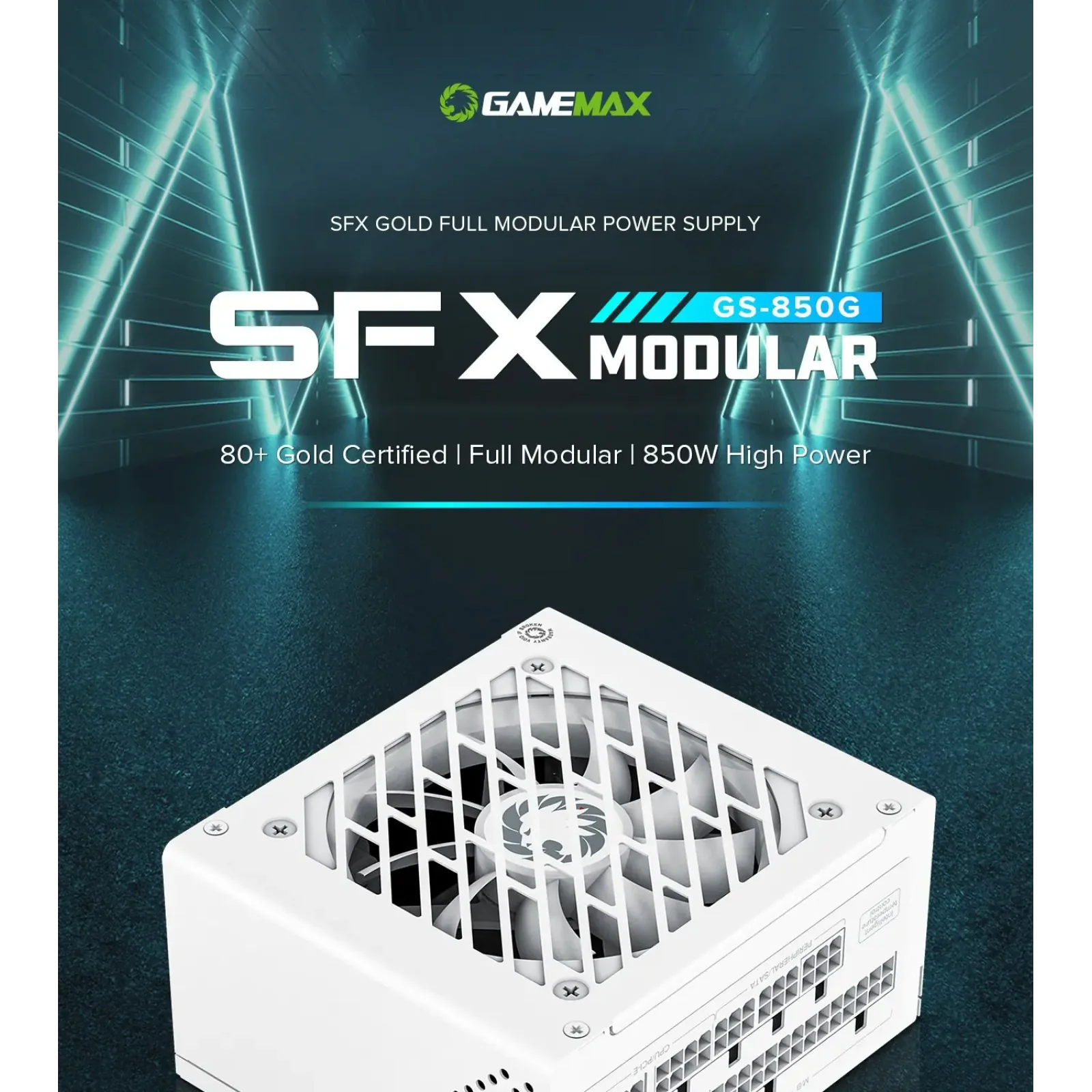 Блок живлення GAMEMAX GS-850G White UA