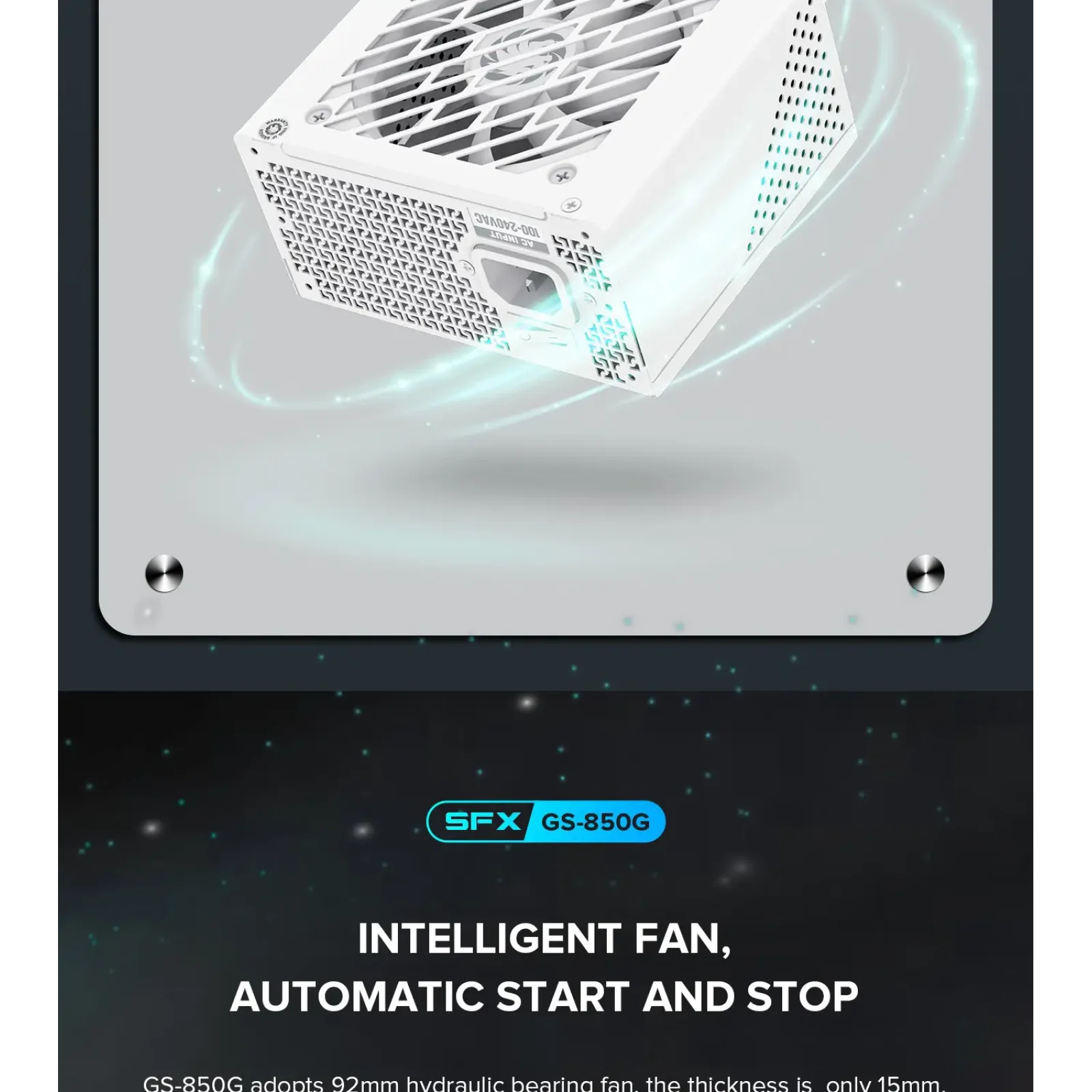 Блок живлення GAMEMAX GS-850G White UA