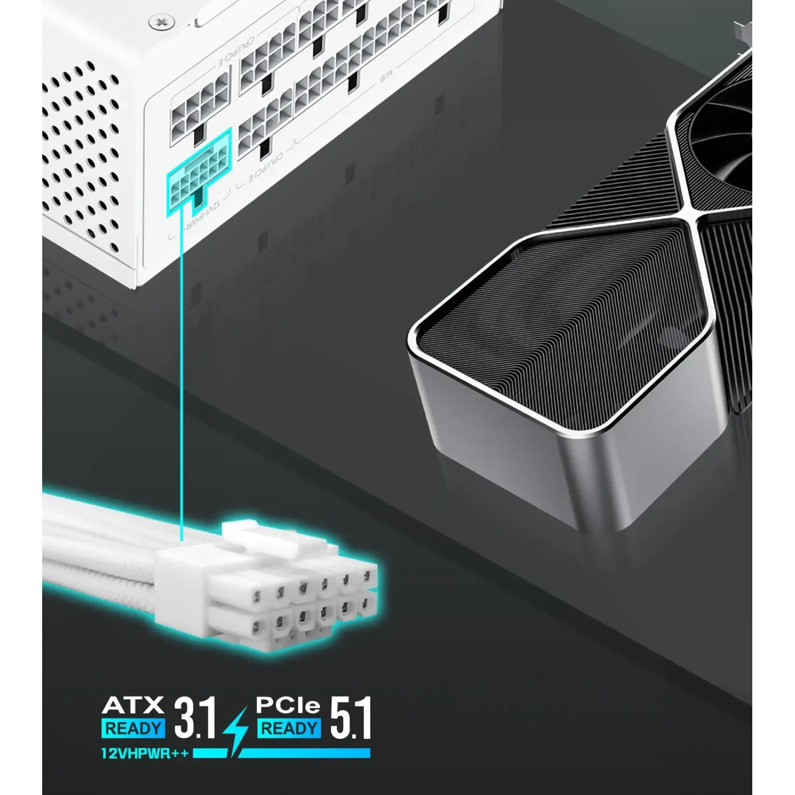 Блок живлення GAMEMAX GS-850G White UA