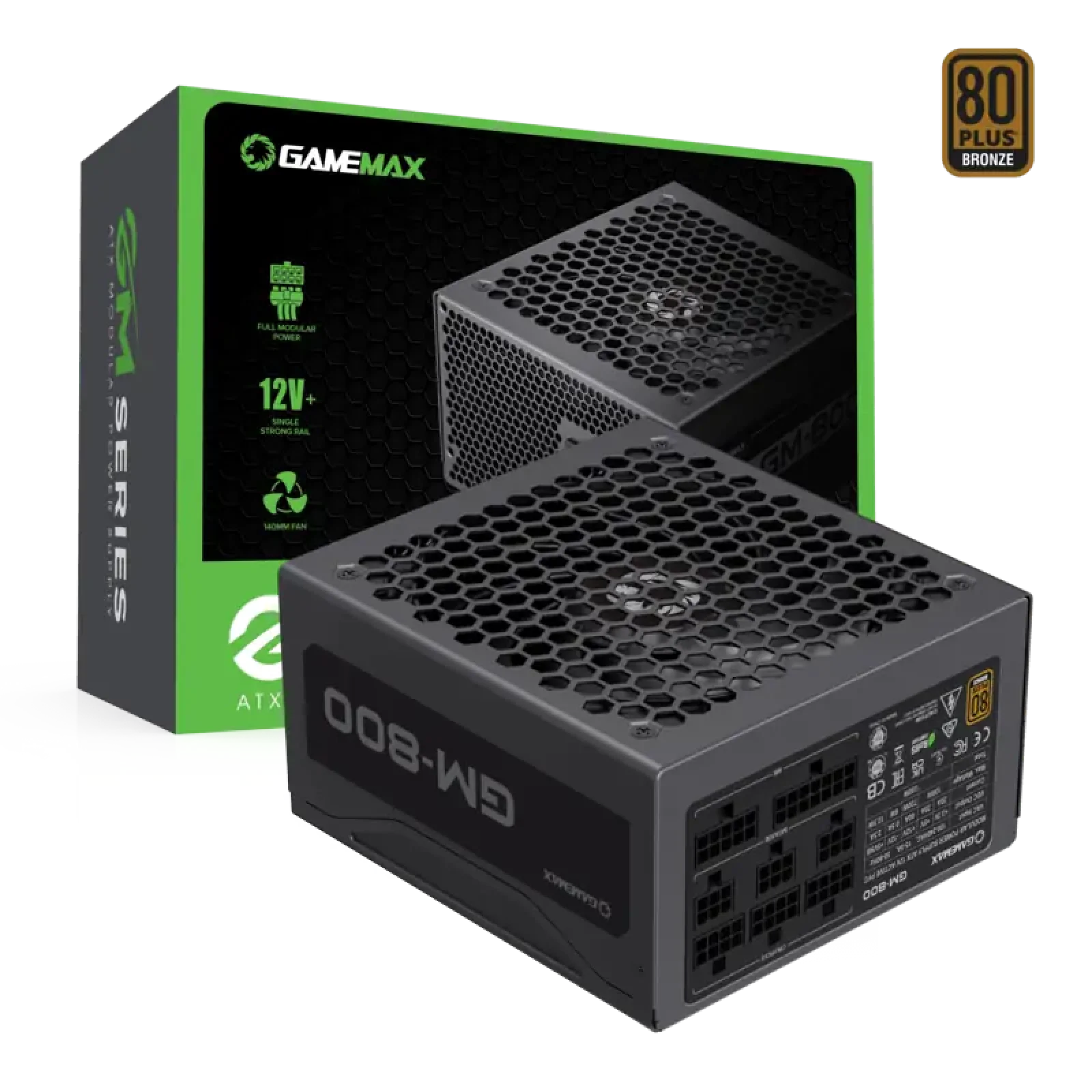 Блок питания GAMEMAX GM-800 Modular UA