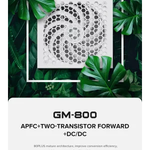 Блок живлення GameMax GM-800 Modular White UA