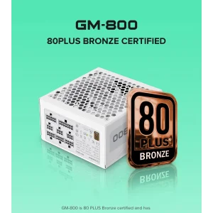 Блок живлення GameMax GM-800 Modular White UA