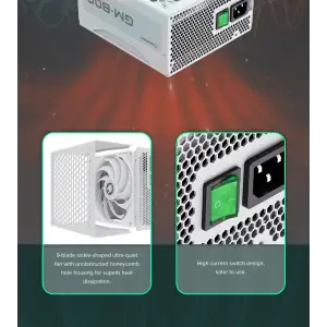 Блок питания GameMax GM-800 Modular White UA
