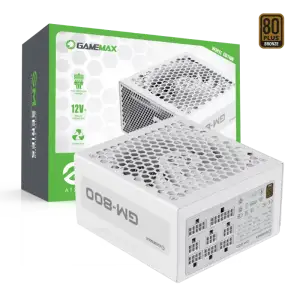 Блок питания GameMax GM-800 Modular White UA