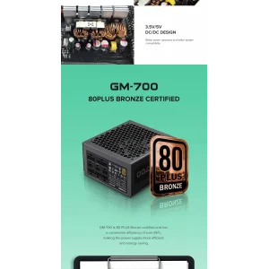Блок питания GameMax GM-700 Modular UA