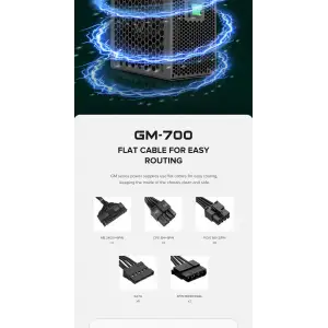 Блок живлення GameMax GM-700 Modular UA