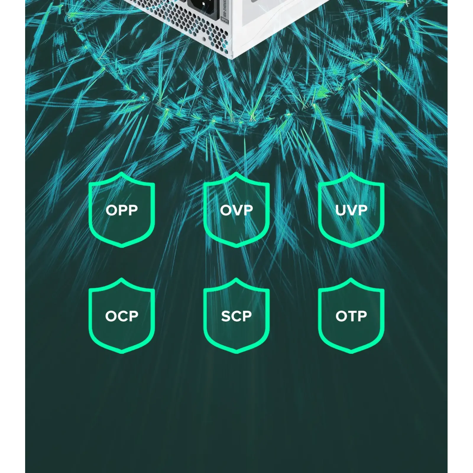 Блок питания GameMax GM-700 Modular white UA