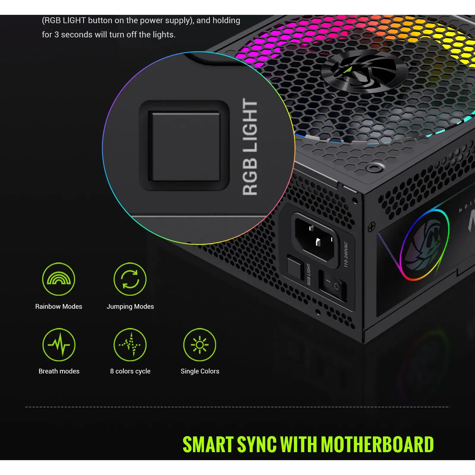 Блок живлення GameMax RGB PRO 1300P UA