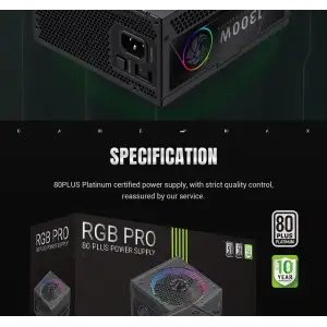 Блок питания GameMax RGB PRO 1300P UA