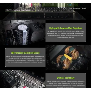 Блок живлення GameMax RGB PRO 1050G UA