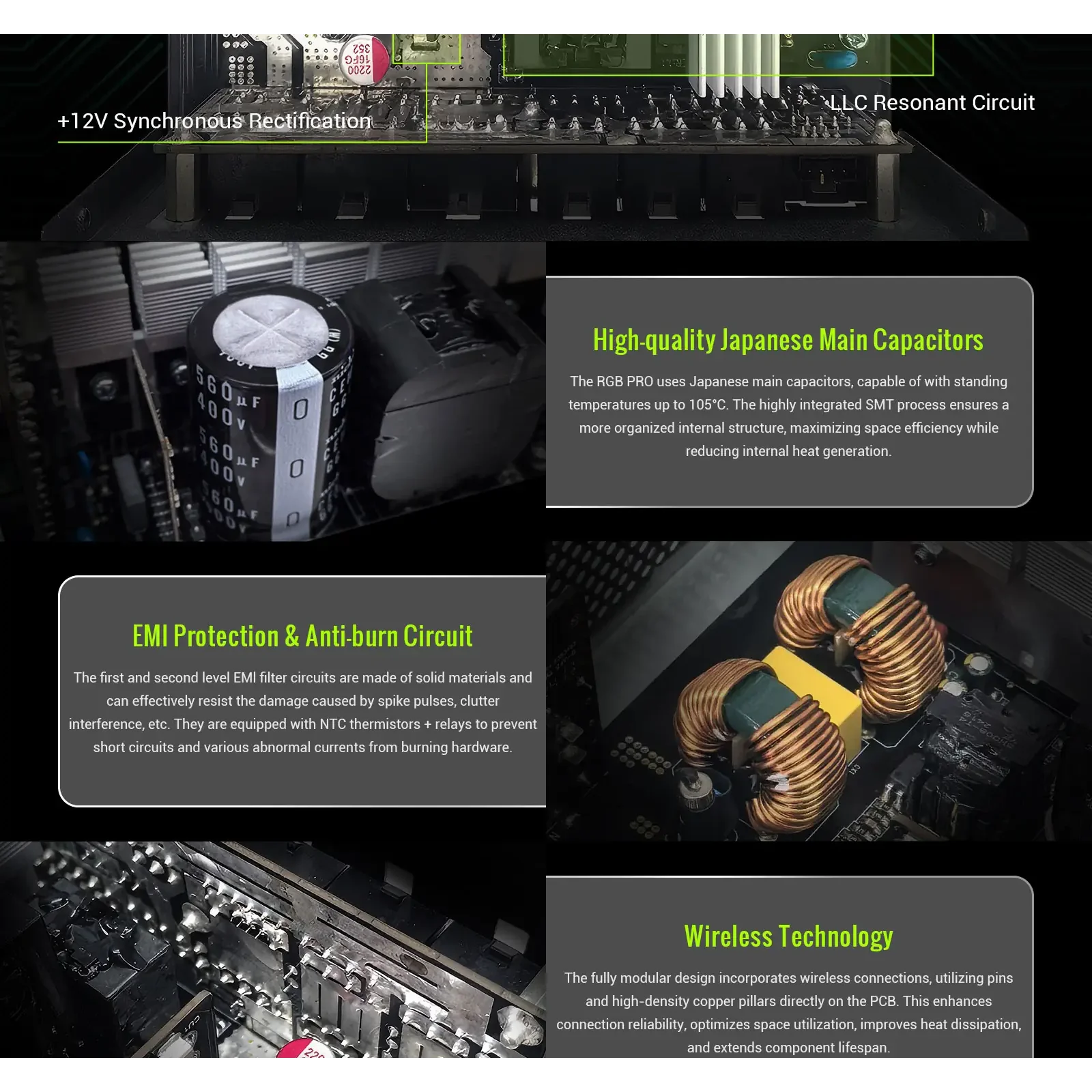 Блок живлення GameMax RGB PRO 850G UA